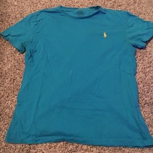 Blue polo pony tee